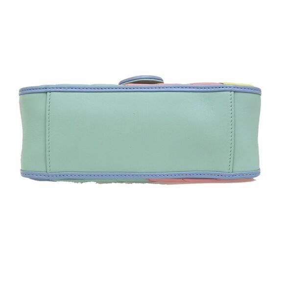 Gucci Gg Marmont Top Handle Bag Leather Multicolour Leather Bag (Pre-Owned) - Picture 12 of 15